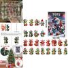 Christmas Countdown Calendar With Dragon Baby Flat Ornaments For Holiday Decor