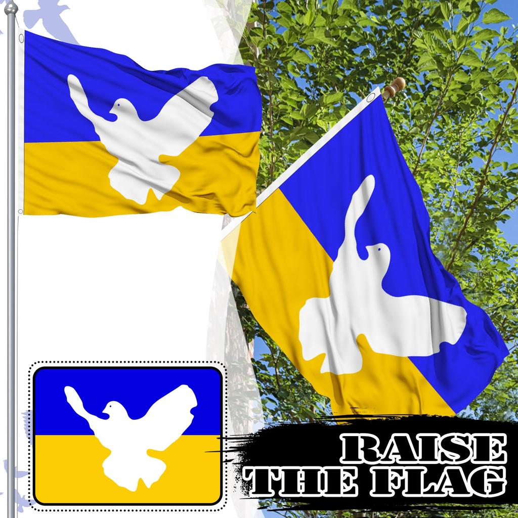 3x5 Ukraine Ukrainian Small Flag 3'x5' House Banner Super Polyester Premium Fade Resistant