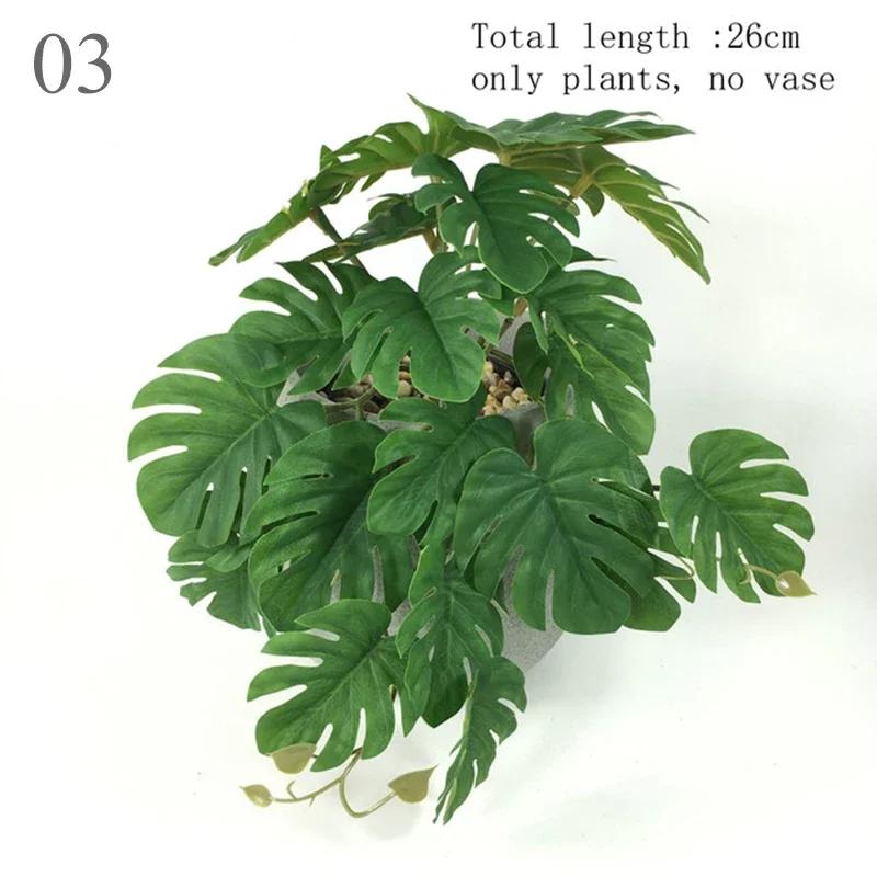 Artificial Terrarium Plants Vine Wall Hanging Flower Rattan Simulation Plastic Leaf Rattan Green Grass Home Balcony Garden Decor