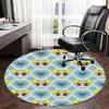 Powerpuff Girls Chair Mat Round Carpet - Home Decor, Office Rug, Suitable for Bedroom, Living Room, Various Rooms0494b