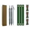 Baumstütz-Set zur Verankerung neu gepflanzter Bäume Richten von schiefen Gartenaccessoires Rostfreie Pfähle mit Band