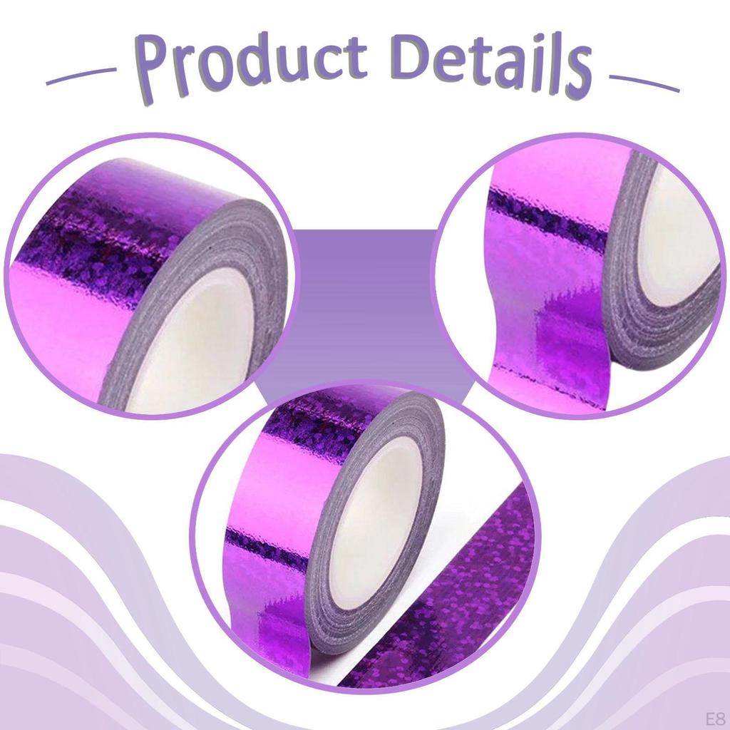 Gymnastics Hoop Tape Decorative 0.59 Inchx 5 M/ 16.4 ft Easy Application Thick 1.5 cm x M