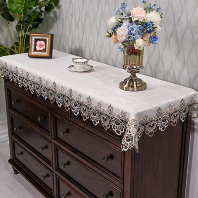 Table Cloth Rectangle Tablecloths Europe Coffee Embroidered Lace Tv Cabinet Shopbox Table Cover Tablecloth Long Strip Dust Cover