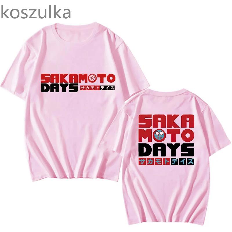 2025 New Anime Sakamoto Days TShirts Taro Sakamoto Fans Tops Tees Short Sleeved Tshirt Unisex Unisex Summer Pure Cotton Streetwear