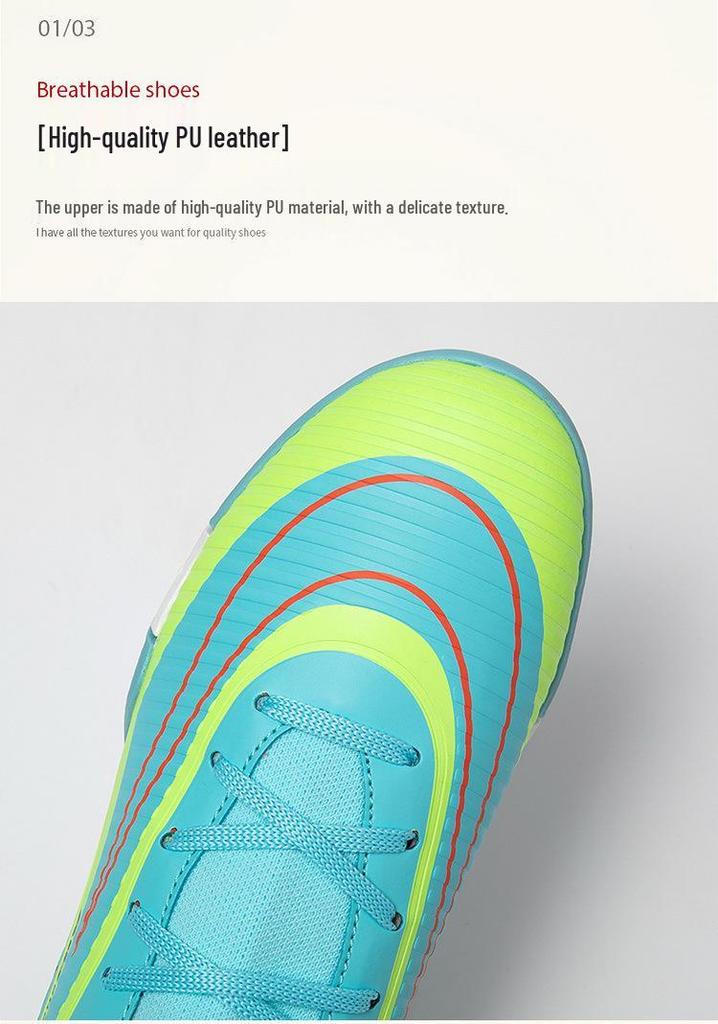 2025 Cross Football Shoes - Unisex Long Spikes for Artificial Turf, Perfect for Students and Teens in Training and Sports