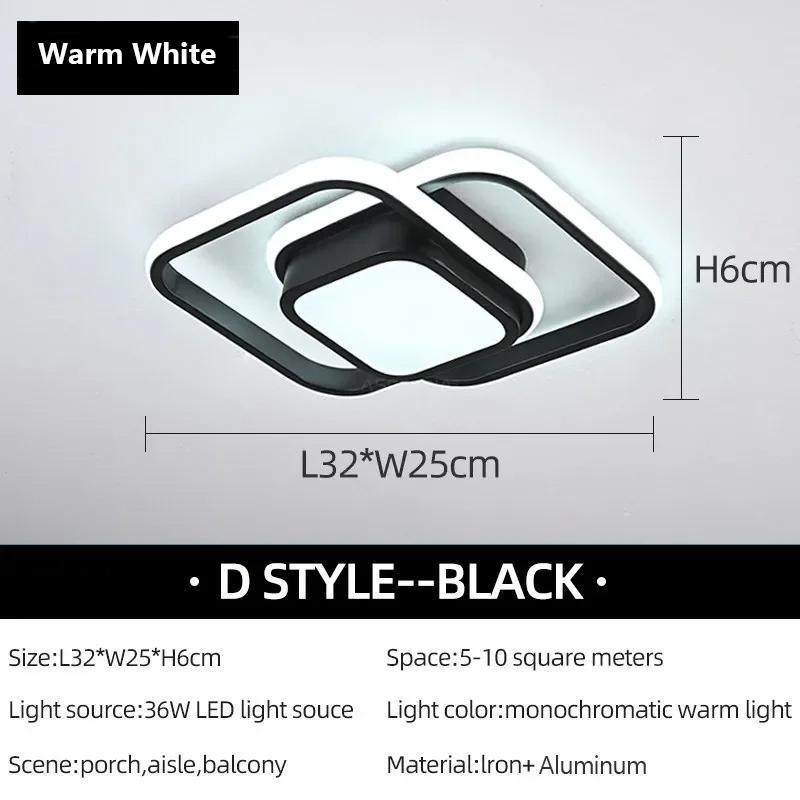 Nordic LED Ceiling Light Cloakroom Mounted Ceiling Lamps For Living Rooms Aisle Hallway Corridor Balcony Foyer Home Decoration