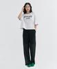 Peulleio Wide Fit Lace Pants _ Black