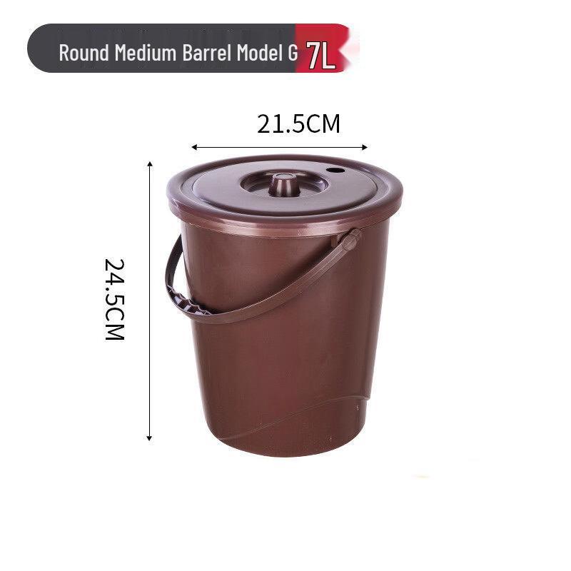 Round Tea Dregs Bucket with Accessories