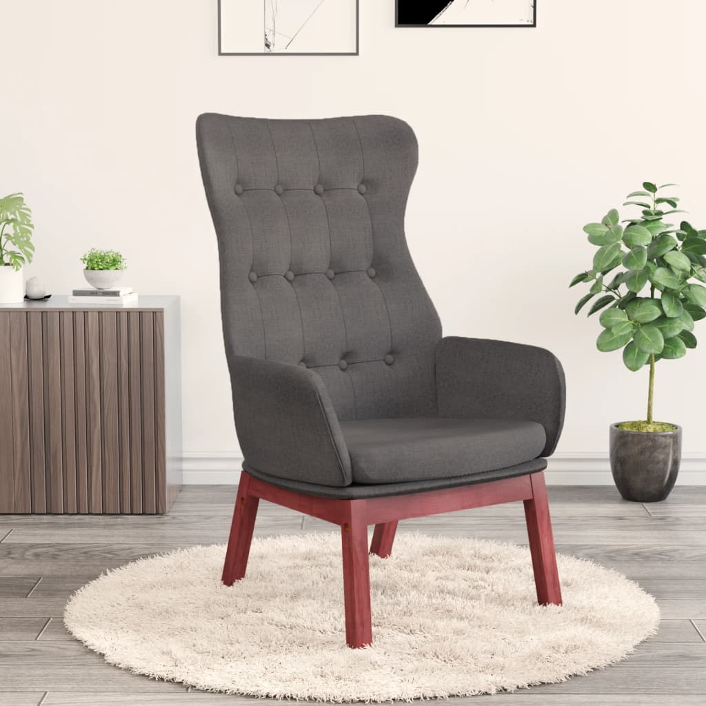 Relax Chair Dark Grey Fabric