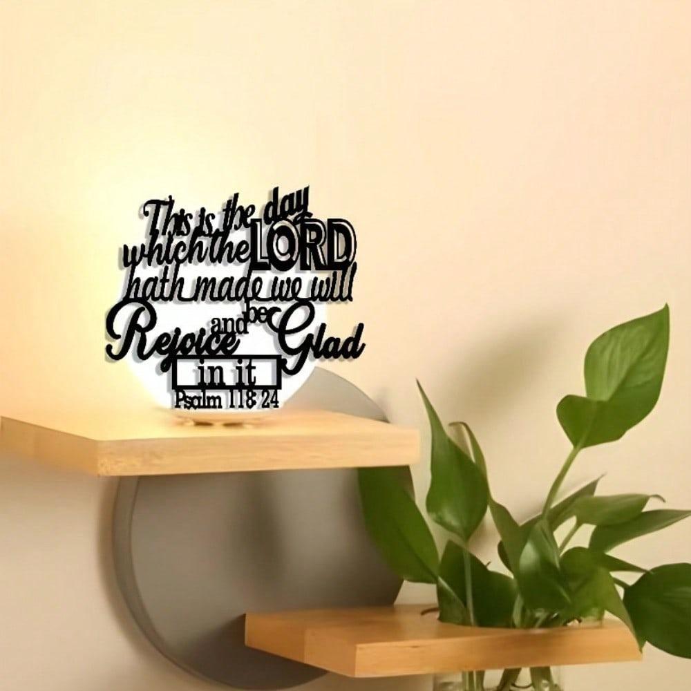 Metal Art Wall Panel Simple Decor Living Room Foyer Birthday Gift