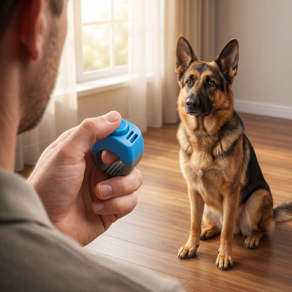 Professioneller Tier-Clicker-Trainer Tragbare Hundetrainings-Clicker Verhaltensmodifikation