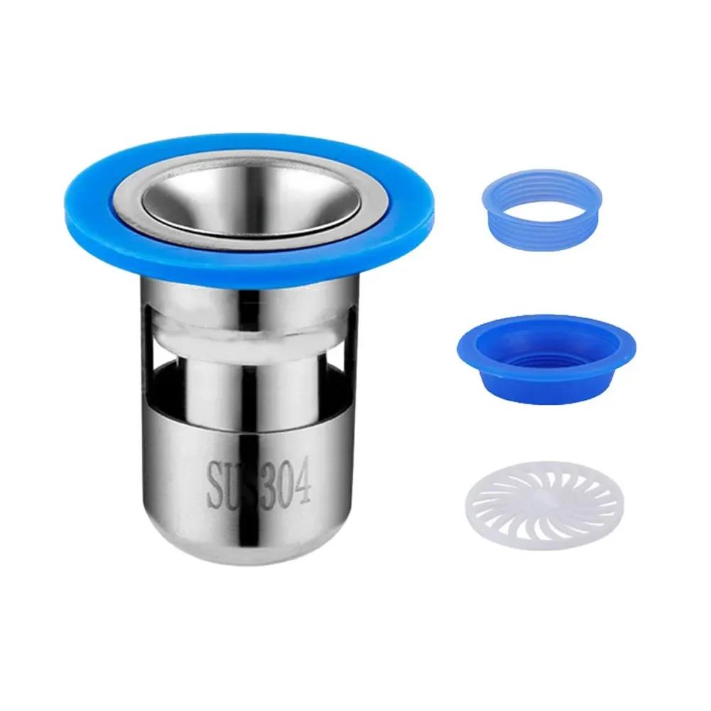 Sealed Cover Floor Drain Core Silicone Seals Silver Anti-rust Bathroom Floor Drain Deodorant Cover High Quality