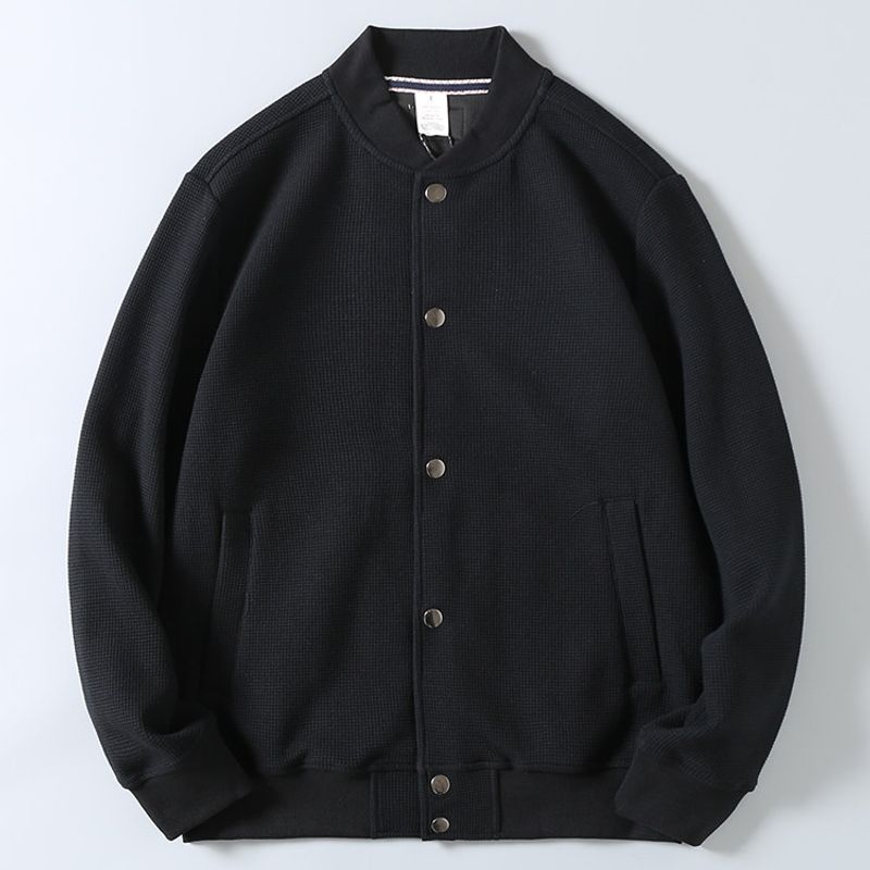 Tail Goods Spring and Autumn Heavy Waffle Loose Handsome Top