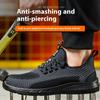 Steel Toe Cap Working Boots Safety Shoes for Man Construction&Indestructible Work Shoes Puncture-Proof Summer Work Shoes