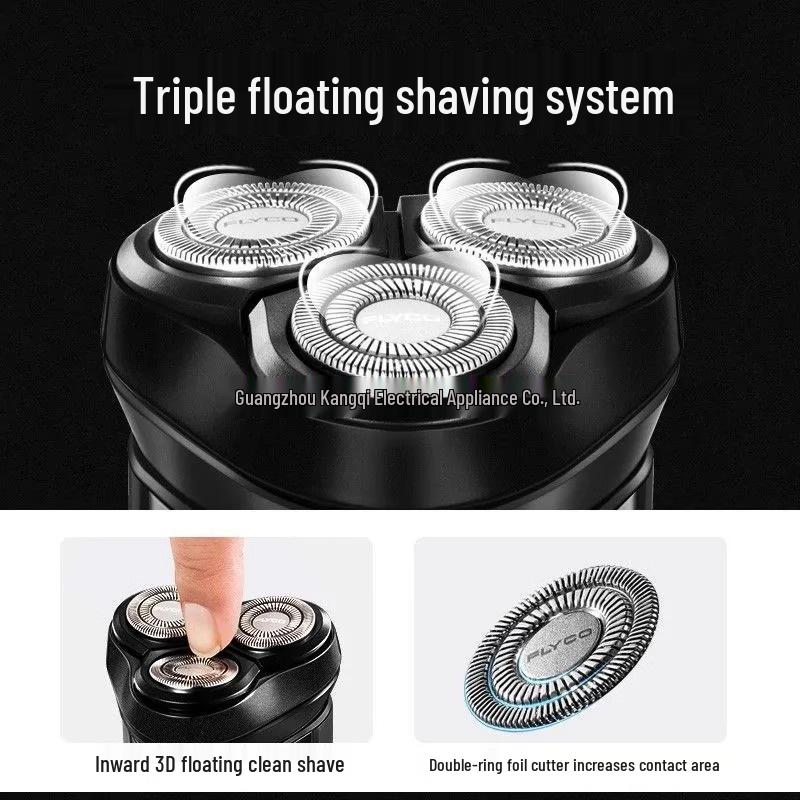 Flyco Men's Electric Shaver Beard Trimmer - Portable New Year Model