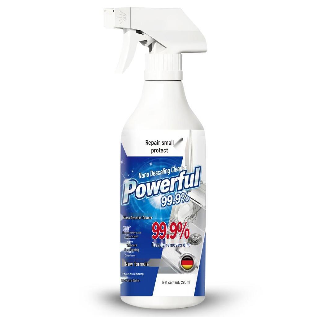 Powerful Glass & Shower Stain Remover Spray for Household Use