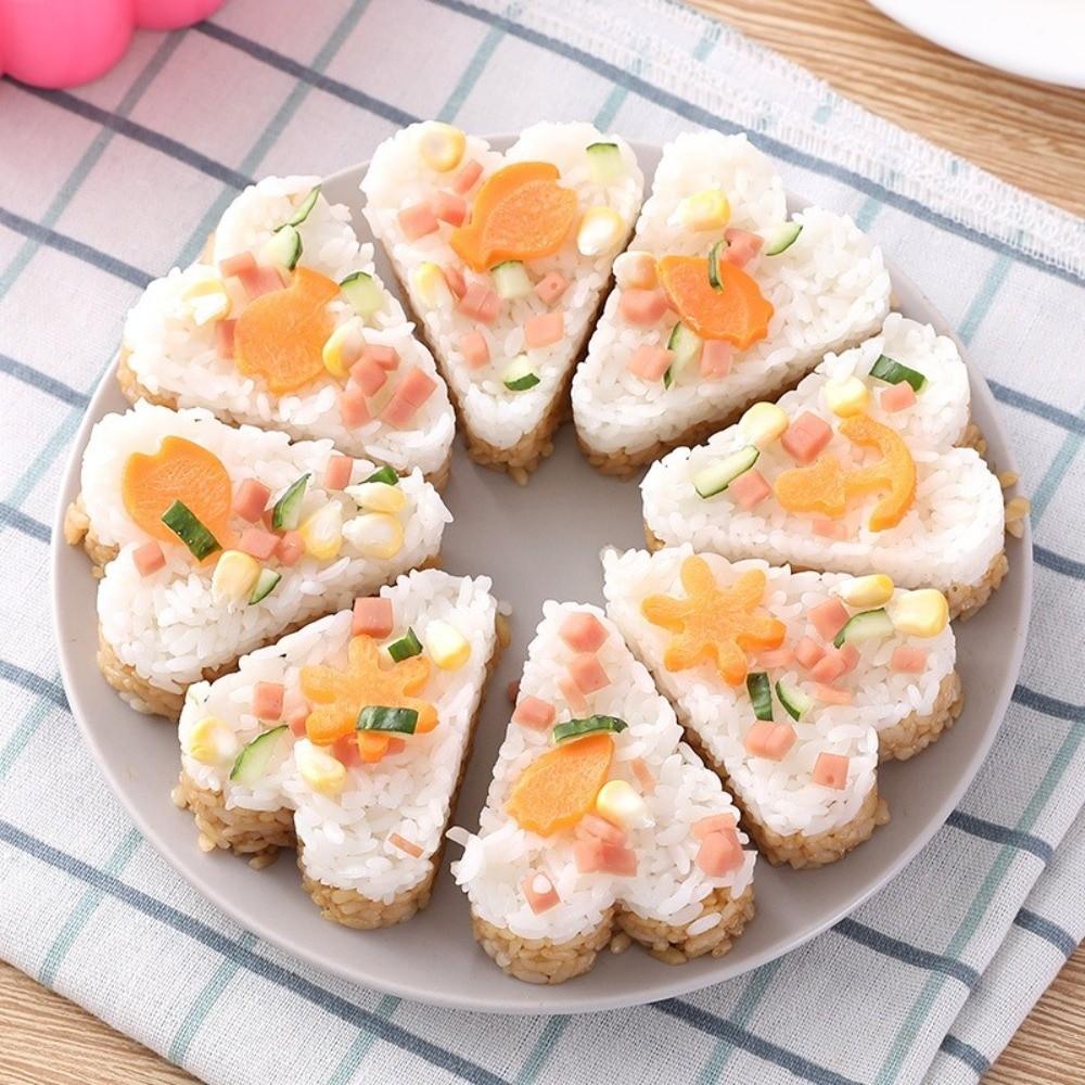 Plastic Sushi Rice Roller Mold Handmake Rice Ball Mold Vegetable Roll Press Mold Pudding Rolls