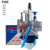 Per KEIHIN KOSO OKO PWK 24 26 28 30 32 34mm Ciotola Blu 2T 4T Scooter ATV Moto da Cross Carburatore Universale da Racing