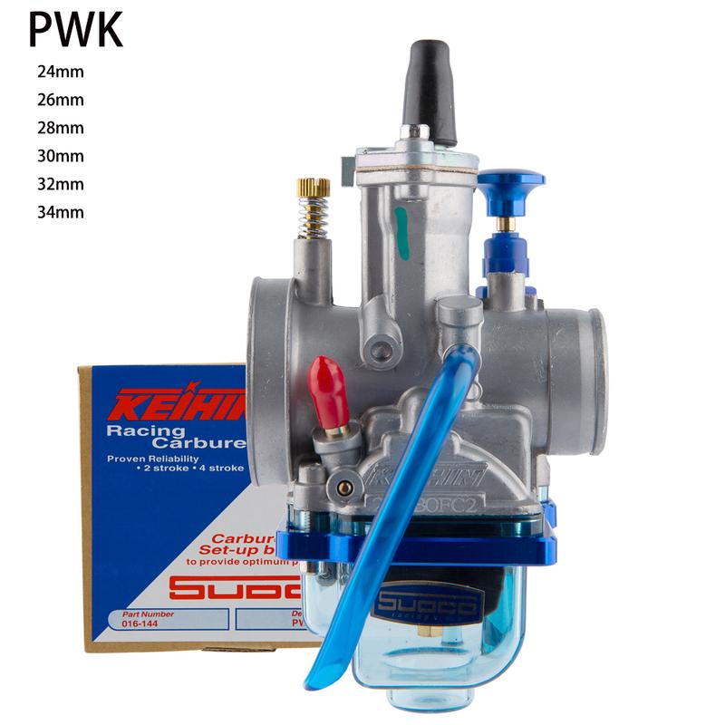 Per KEIHIN KOSO OKO PWK 24 26 28 30 32 34mm Ciotola Blu 2T 4T Scooter ATV Moto da Cross Carburatore Universale da Racing
