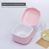 Non-Toxic Multifunctional Disinfection Box Double Layer Soaking Feature for Nail Art Tools Salon Manicure