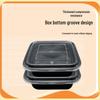 WEISHENG 750ml Square Disposable Takeout Containers