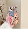 Cute Rabbit Cartoon Dog Animals Lovely Phone Case For Iphone 14 13 12 11 Pro Max Fashion Soft Silicone Phone Back Cover Case