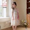Girls' Sweet Floral Princess Summer Dress