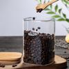 Glass Sealed Can Spice Jar with Spoon Lid Condiment Container Coffee Storage Tank Kitchen Sugar Bottle Tea Box