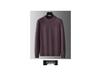 2025 Autumn Plus Size Men's Knitwear: Trendy Casual Round Neck Solid Color Long Sleeve Sweater