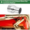 Motoforti 2.5" OD To 3.5" OD Mandrel Exhaust Pipe Adapter Concentric Reducer Car Exhaust Pipe Tubing Piping Adapter 5Inch/127Mm Length T304 Stainless