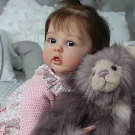 60cm Reborn Doll Vinyl Body Reborn Doll Children's Toy
