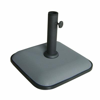 Square Umbrella Base Cement 35X35X5.2 Cm 11KG Grey Garden, Pool, Terrace 10454