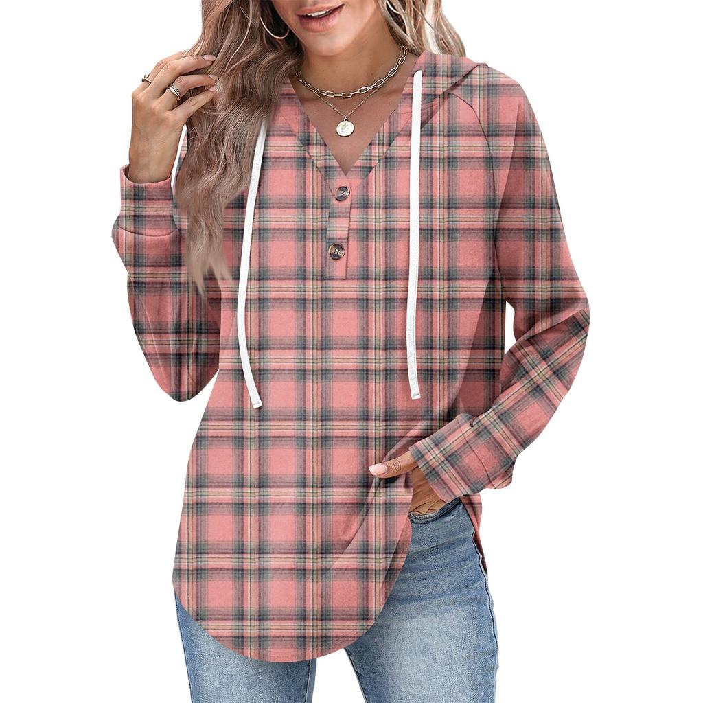Women's Fashion Women's Lightweight Long Sleeve Pullover With Pockets Preppy Graphic Hoodie