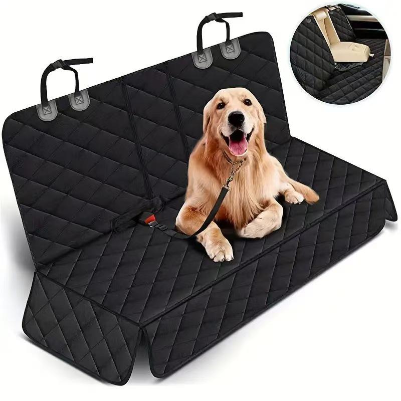 Rear Row Double Zipper Dog Seat Cushion Mat
