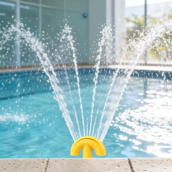 Pool Aerator Fountain Arc Shape Swimming Pool Aerator Cooling Sprinkler 3/4" Universal Fit for Inground Pools Summer Cooling