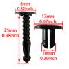 Pour Renault Clio Megane Laguna Espace 10 Pièces Attache Clip Rivets Fixation Pare-chocs Garde-boue Compartiment Moteur 7703072360