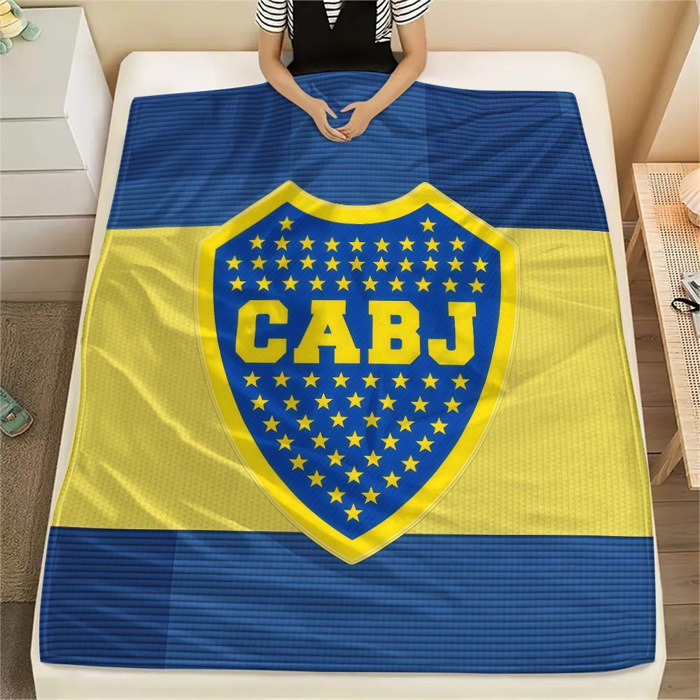 Club Atlético Boca Juniors Flannel Blanket, High quality Comfortable for All Seasons, Home Decor, Warmth and Comfort