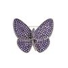 European Heavy Industry Luxury Elegant Exquisite Butterfly Brooch Temperament Versatile Full Zirconium Coat Accessories Anti-light Buckle