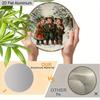 2D Flat Aluminium Christmas Sign - Warm Winter Figurine Ornaments - Ideal for Front Door, Wall, Porch, Window Decor - Ideal Christmas Gift for Friend