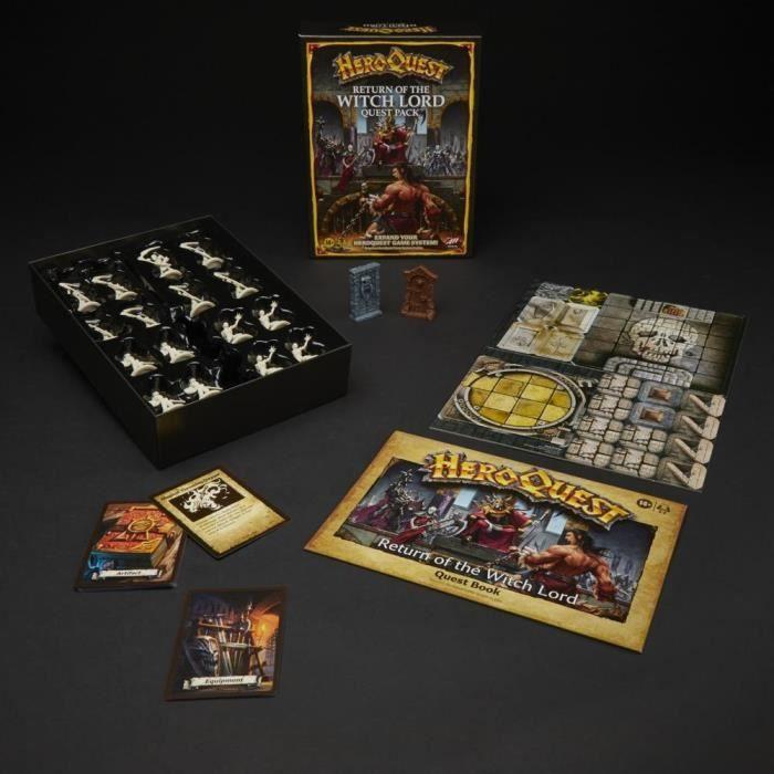 Hasbro avalon hill heroquest le retour du lords de sorcieres, jeu dung