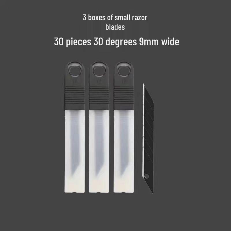 Nóż uniwersalny ze stali wysokowęglowej z czarnym ostrzem do cięcia tapet i prac artystycznych