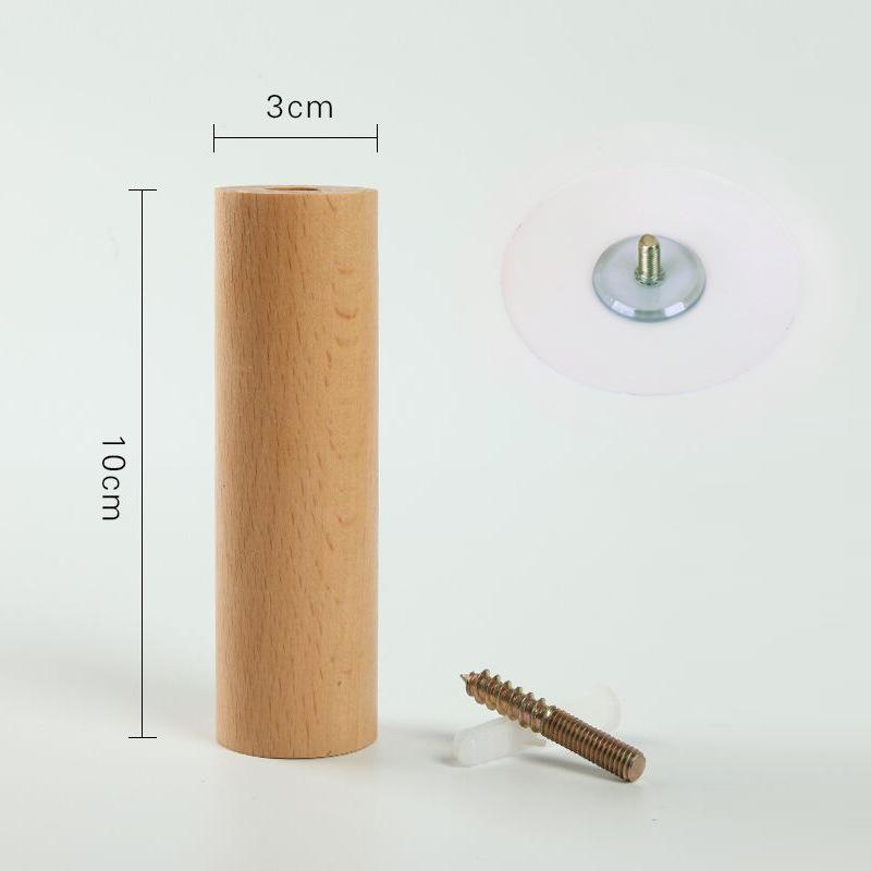 Dřevěný háček na zeď Bukový závěsný Věšák na dveře Věšák na klíče Klobouky Tašky Stojan Ořechový háček na kabáty Domácí organizace Dekorace Doplňky Nástroj