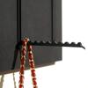 Black Clothes Hanger 25x100cm for jackets