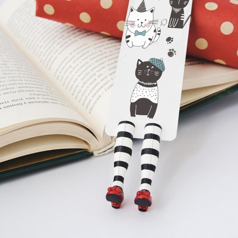Cute Adorable Animals Bookmarks, Reading Presents, Party Favors 3D Shape Cartoon Animal Bookmarks Wacky Animal Bookmarks