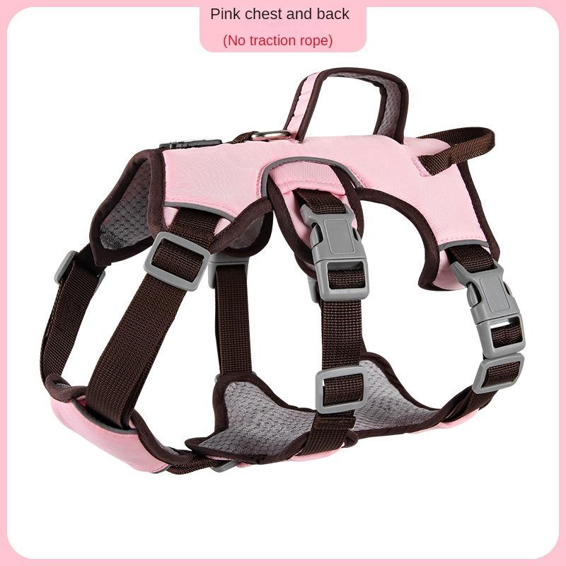 Dog Leash Small and Medium Dogs Pet Chest Strap Reflective Protection Shock Absorption Dog Chest Pet Leash Leash