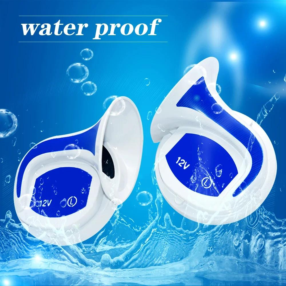 115DB Car Horn Speaker Digital Electric Siren Loud Air Snail Horns 18 Sounds Security Alarm Motorcycles Truck Loud Horn 12V
