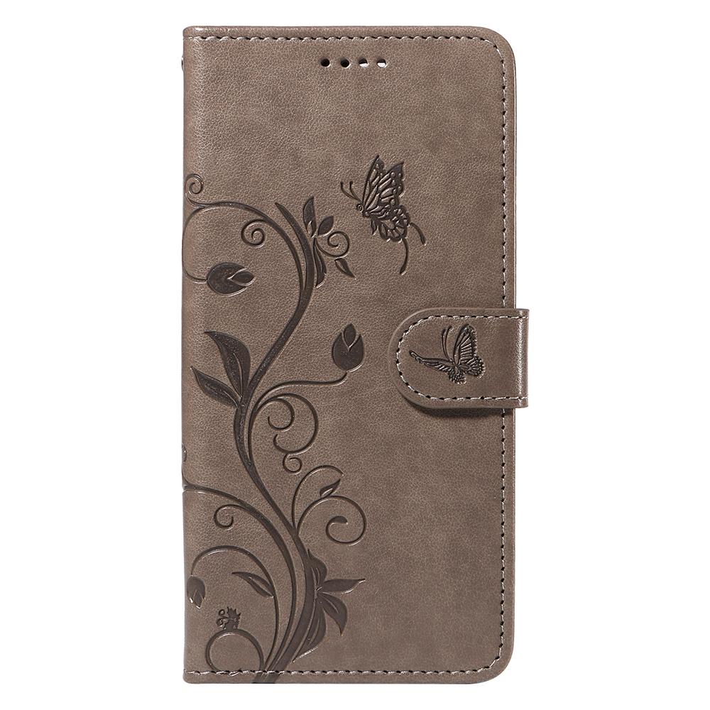 For Honor 200 Lite PU Leather Cases Flower Pattern Wallet Stand Phone Cover with Strap
