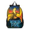 Popular SALE Wings of Fire Backpack Schoolbag Boys and Girls Backpack Lightening Zipper Shoulders The Best Gift Camping Rucksa