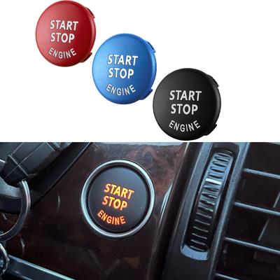 Matte Color Car Engine START STOP Button Replace Switch Cover Key Decor for BMW X1 X5 E70 X6 E71 Z4 E89 3 5 Series E90 E91 E60