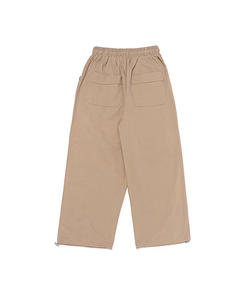 OTHERFITS Cotton Parachute String Pants (Beige)